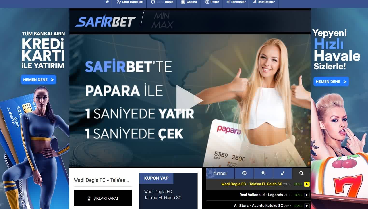 Safirbet Giriş